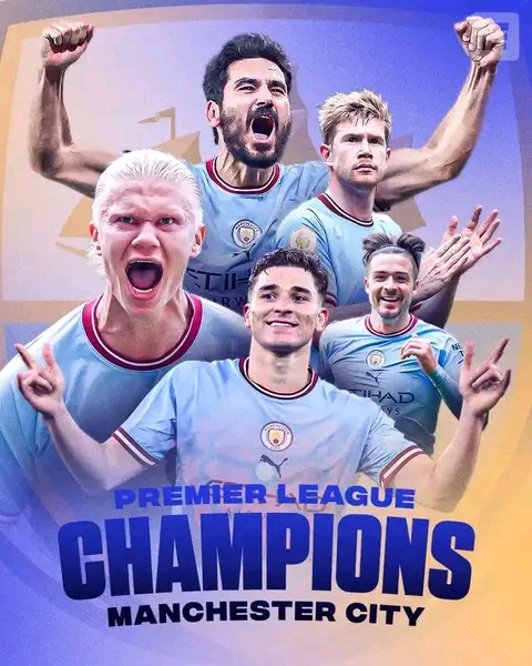 Manchester City are Premier League champions in consecutive three seasons