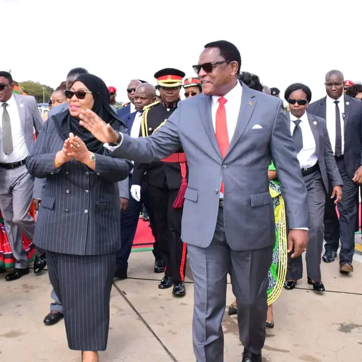Tanzanian President Samia Hassan in Malawi