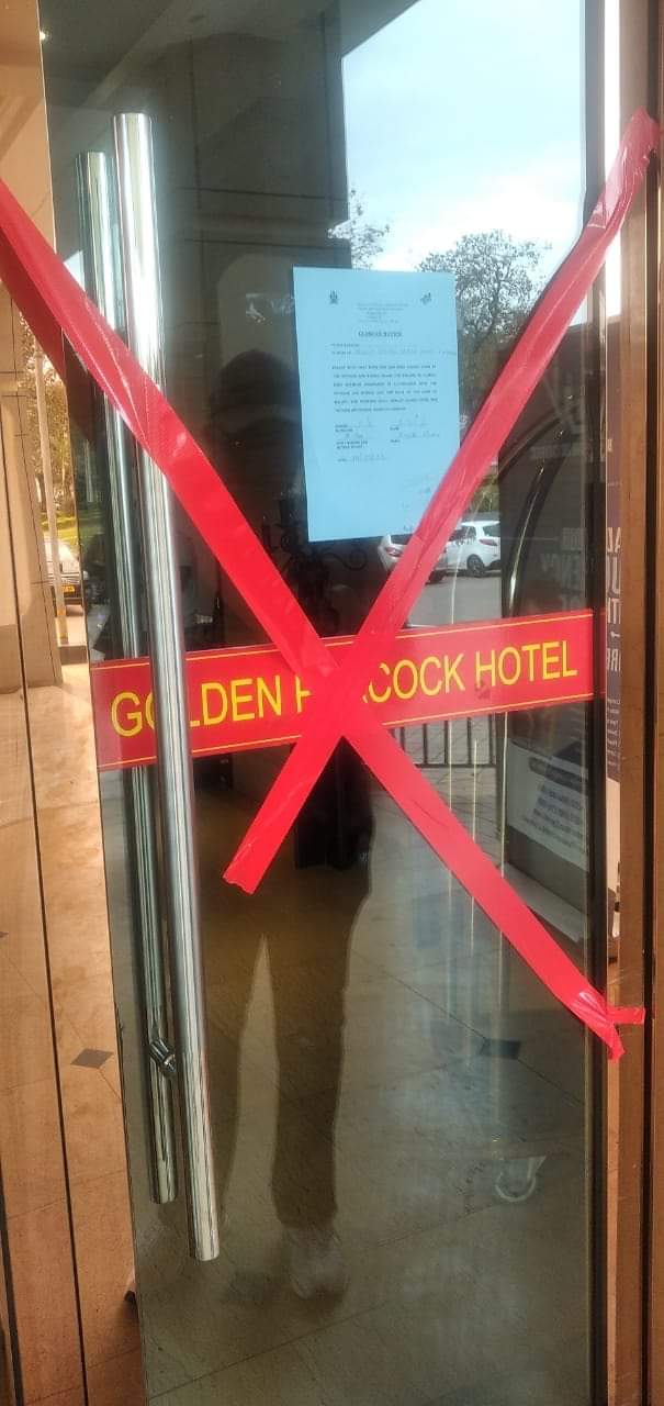 Tourism Ministry closes down Golden Peacock Hotel Lilongwe for poor sanitation