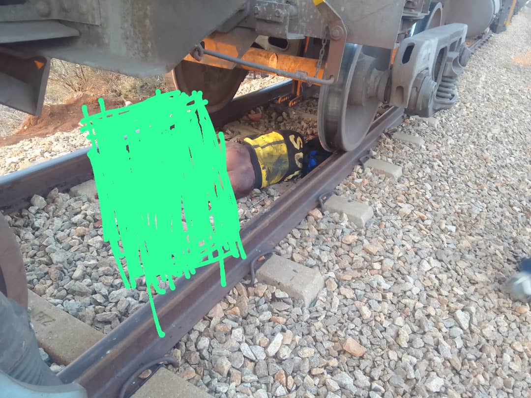 Train crushes Beitbridge couple while making love on railway line