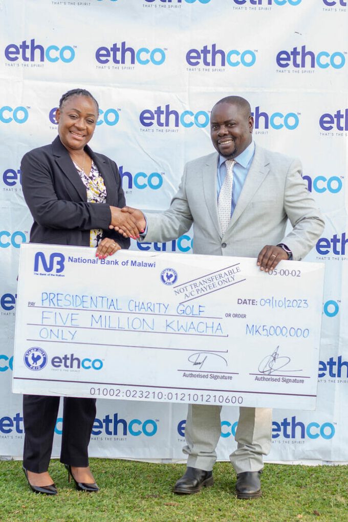 EthCo donates MK5 million to Presidential Charity Golf