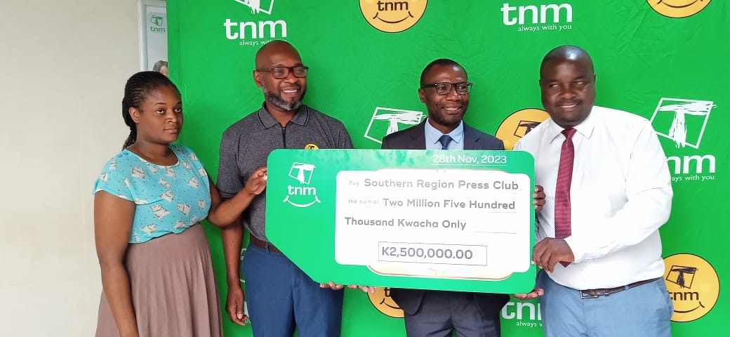 TNM donates MK2.5m to Southern Region Press Club