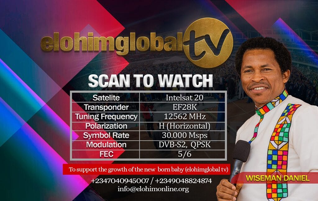 Elohim Global TV, Spiritual Enlightenment, Hopeful Living, Free To Air Decoder, Spirituality, Everlasting Hope, Christian Broadcasting, Spiritual Growth, Divine Teachings, New Beginnings