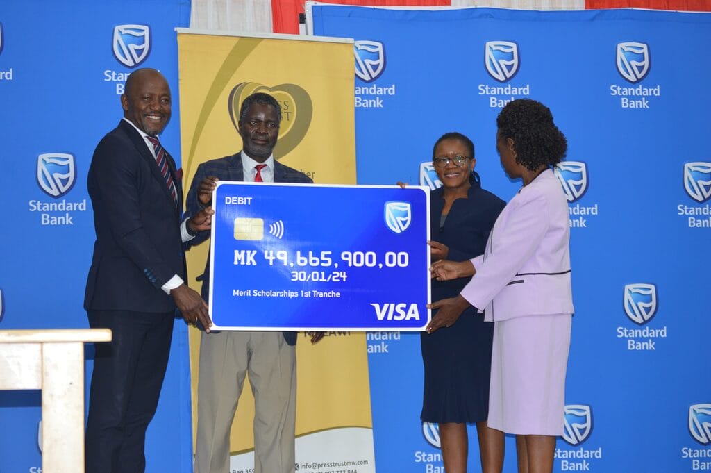 Standard Bank increases scholarship fund to MK220 million