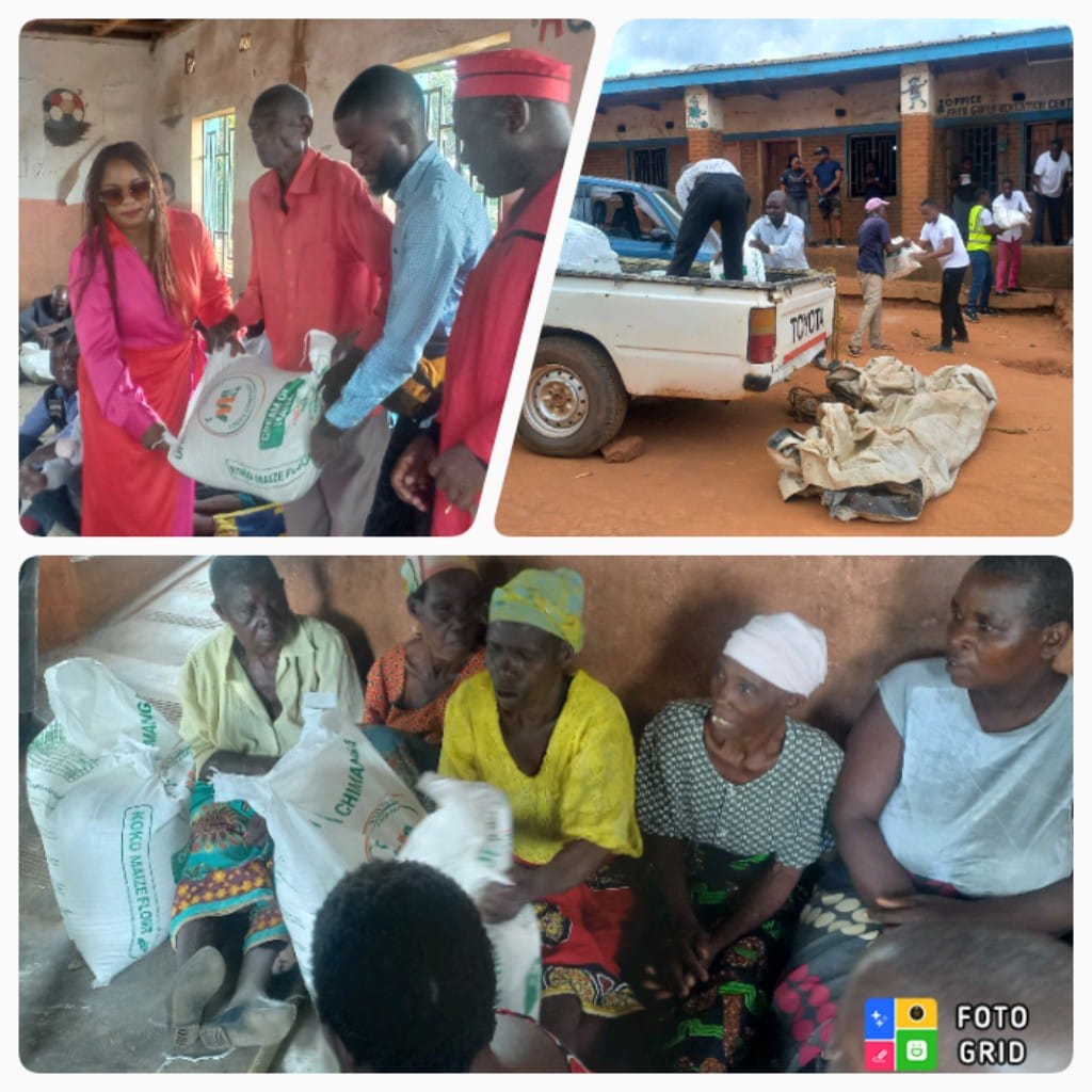 US-Malawi Socialite Chawezi Banda feeds Lilongwe’s Kauma elderly