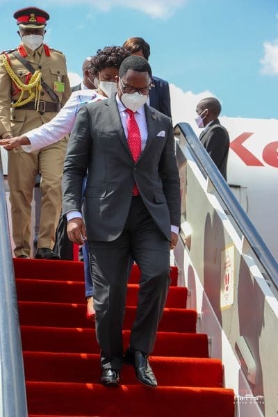 Chakwera leaves for Zambia’s Extraordinary SADC Summit