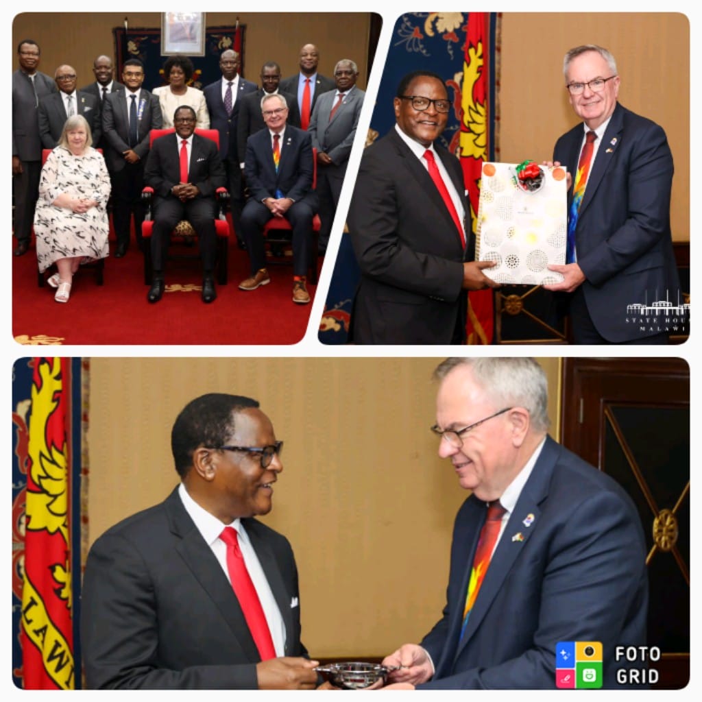 Chakwera meets Rotary International President Gordon Mclnally