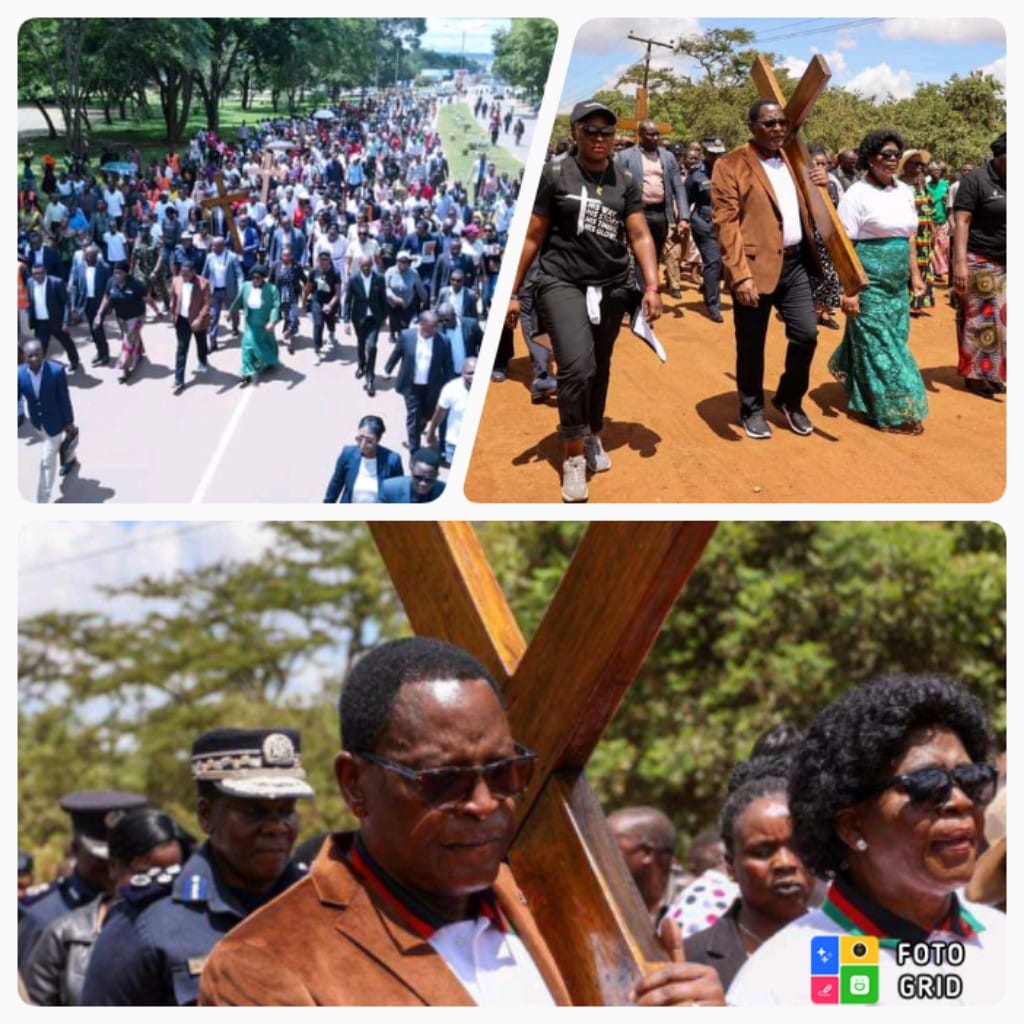 Good Friday: Chakwera leads way of the cross in Lilongwe
