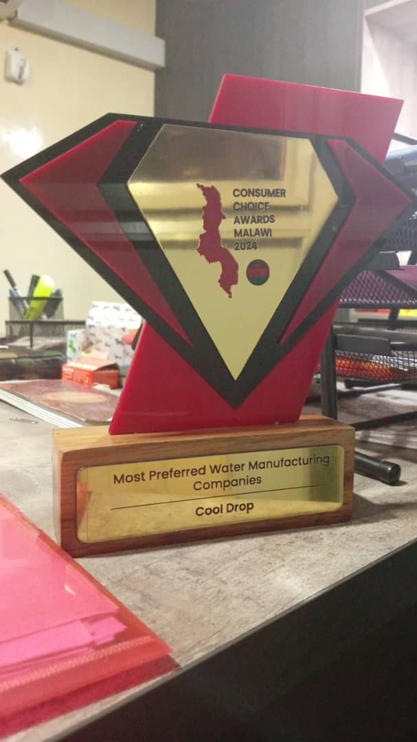 Zamm Investment awarded as “Most Preferred Water Manufacturing Company” in Malawi