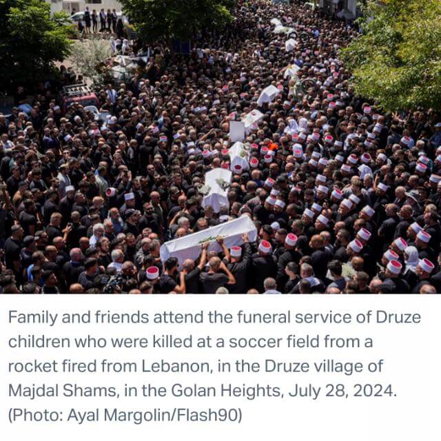 Druze community demands action on Hezbollah rocket attack on 11 children