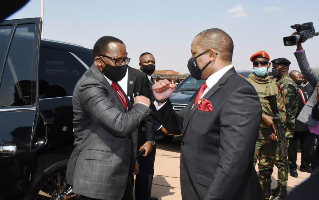 Lazarus Chakwera and Saulosi Chilima