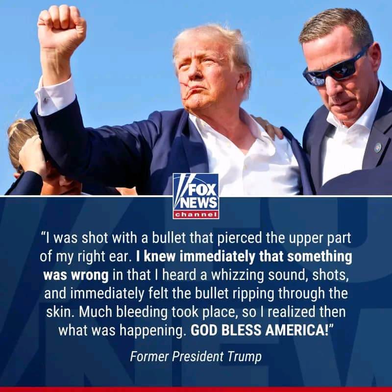 Trump issues statement following shooting at Pennsylvania Rally