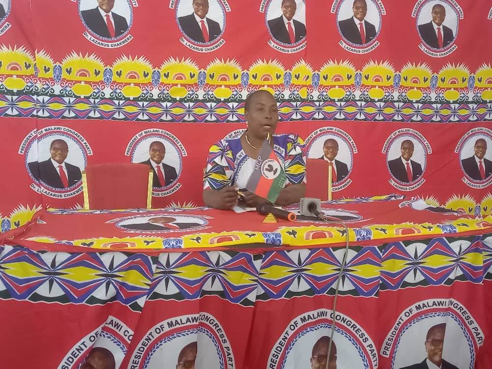 MCP Publicity Secretary Dr. Jessie Kabwila