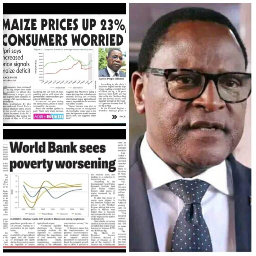 Chakwera fails to fix Malawi’s ailing economy in fours