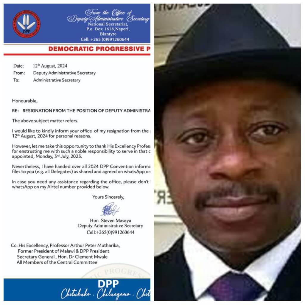 Road to DPP convention: Steven Maseya resigns as deputy Administrative Secretary