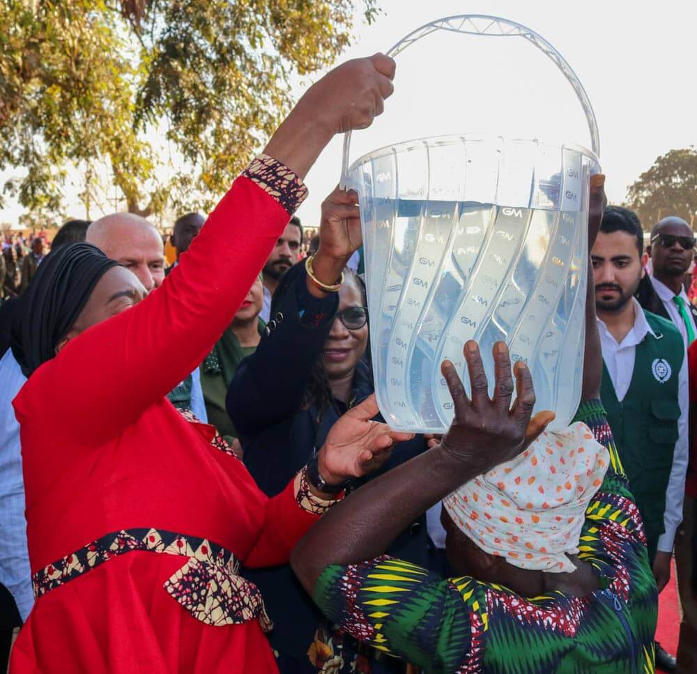 First lady Monica Chakwera hails Lisoka water project for transforming lives