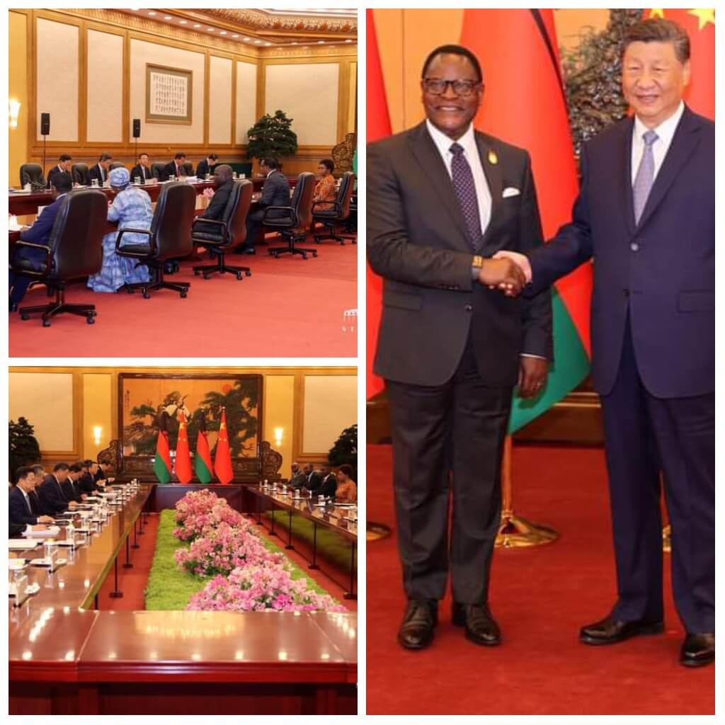 Chakwera meets Chinese President Xi Jinping for strategic partnership