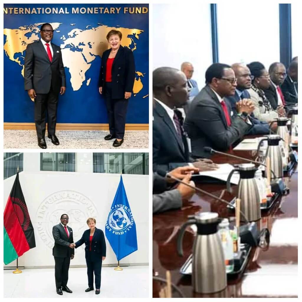 Chakwera meets IMF chief Kristalina Georgieva on Malawi’s ECF implementation