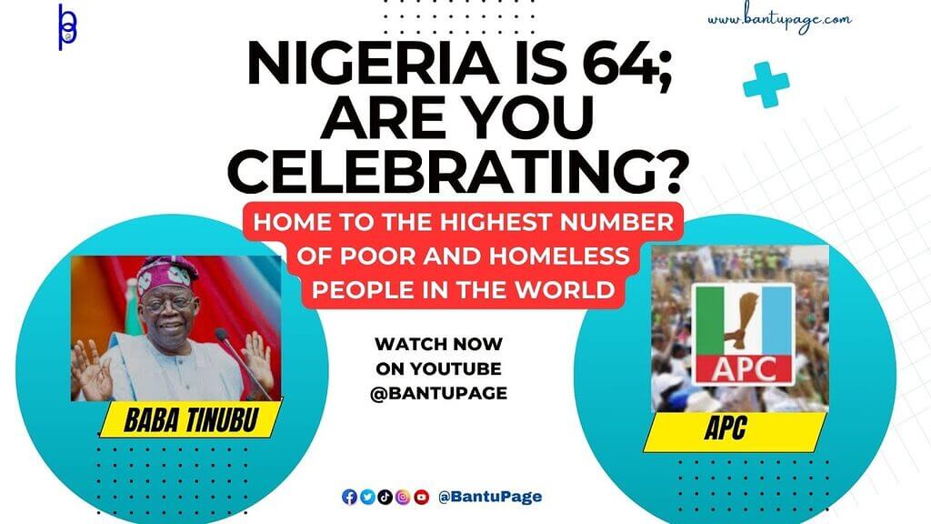 Nigeria turns 64: Tinubu vows “end of tunnel” is near, some protest economic hardship