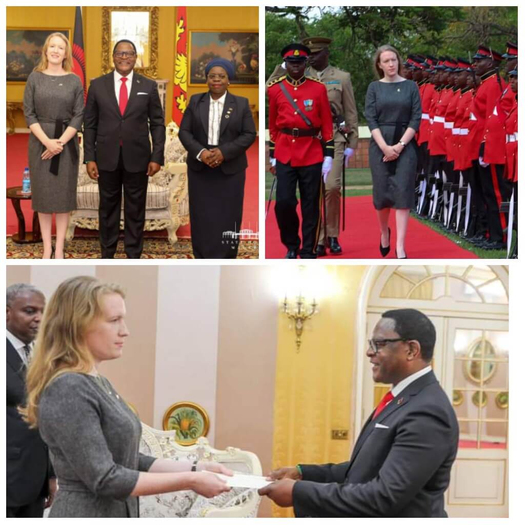 Chakwera welcomes new Irish Ambassador Kate Brady to Malawi