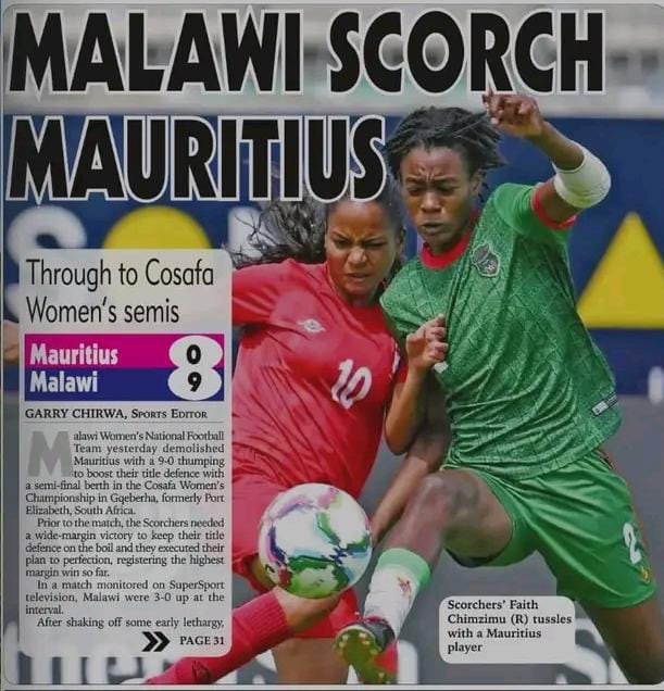 Malawi Women’s National Football Team
