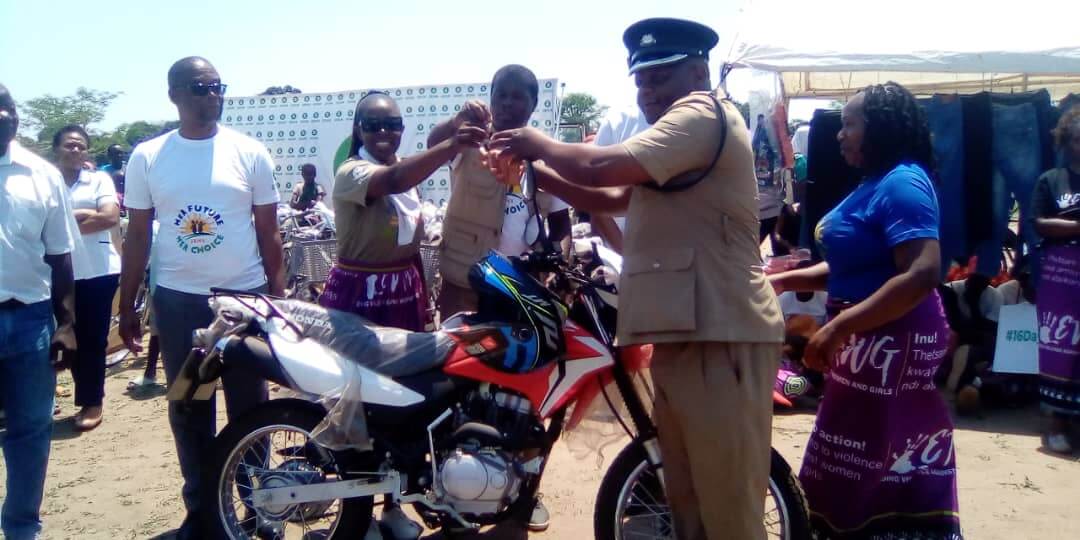CAVWOC donates motorcycle to Balaka police to boost fight against gender-based violence