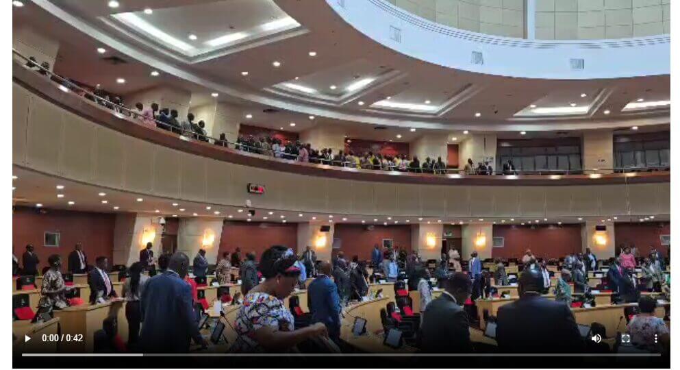 Malawi Congress Party youth group storms Parliament