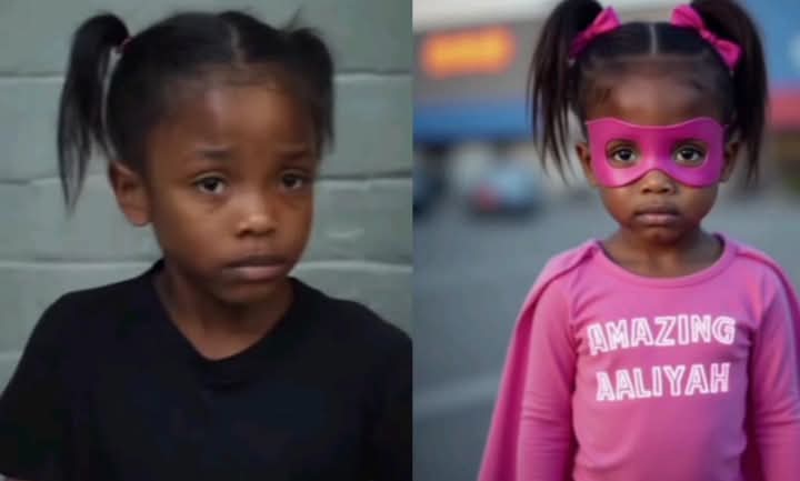 Six-year-old Ella shoots and kills American police officer in defense of her Mother
