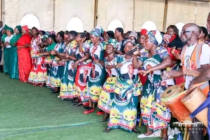 Malawi President Lazarus Chakwera meets Mzimba women amidst Mzuzu demos