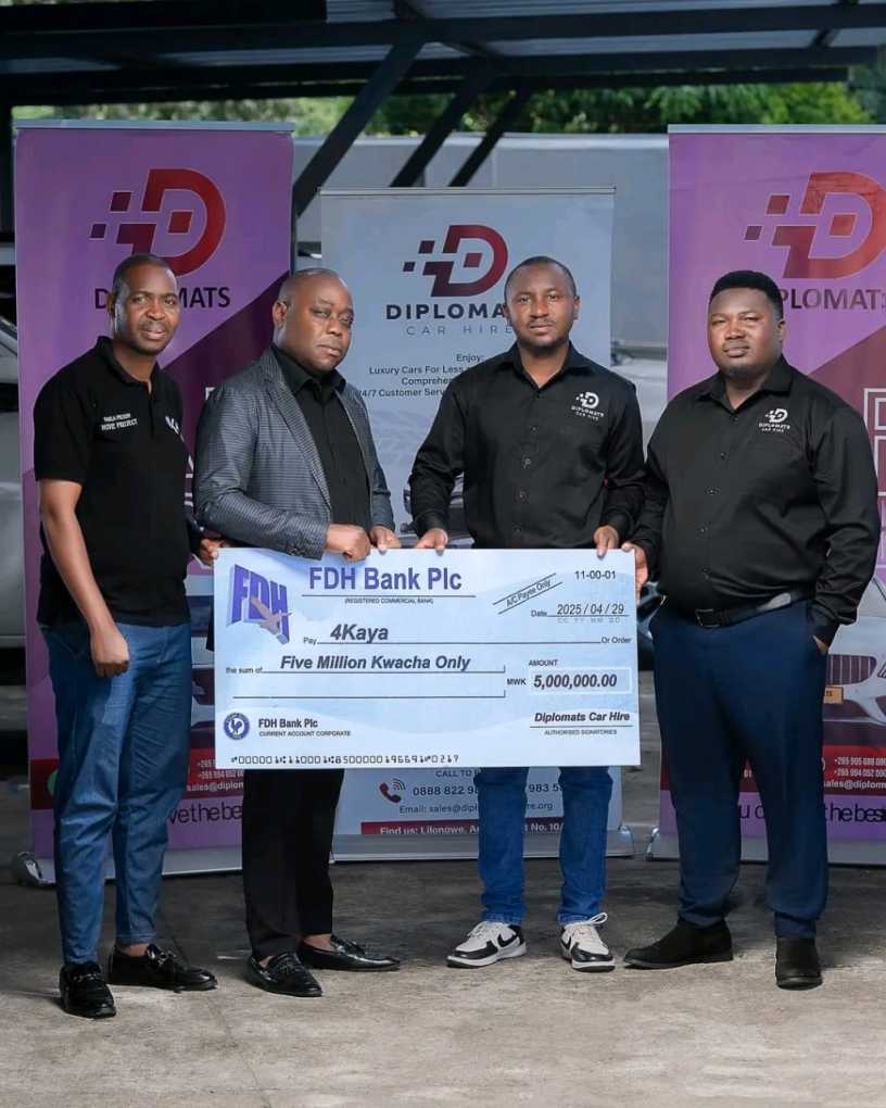 Diplomats Car Hire supports ‘Welcome to Maula Prison’ movie with K5 million sponsorship
