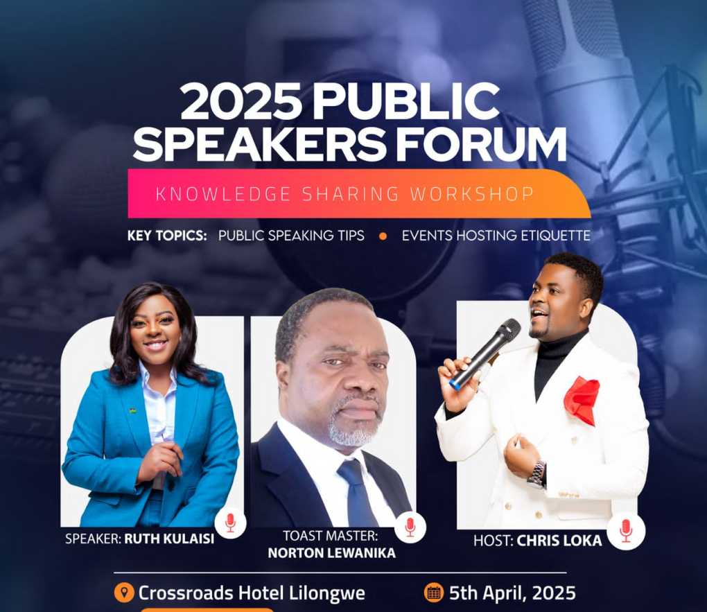 Professional Emcees Chris Loka, Ruth Kukaisi on public Speaking, event hosting workshop