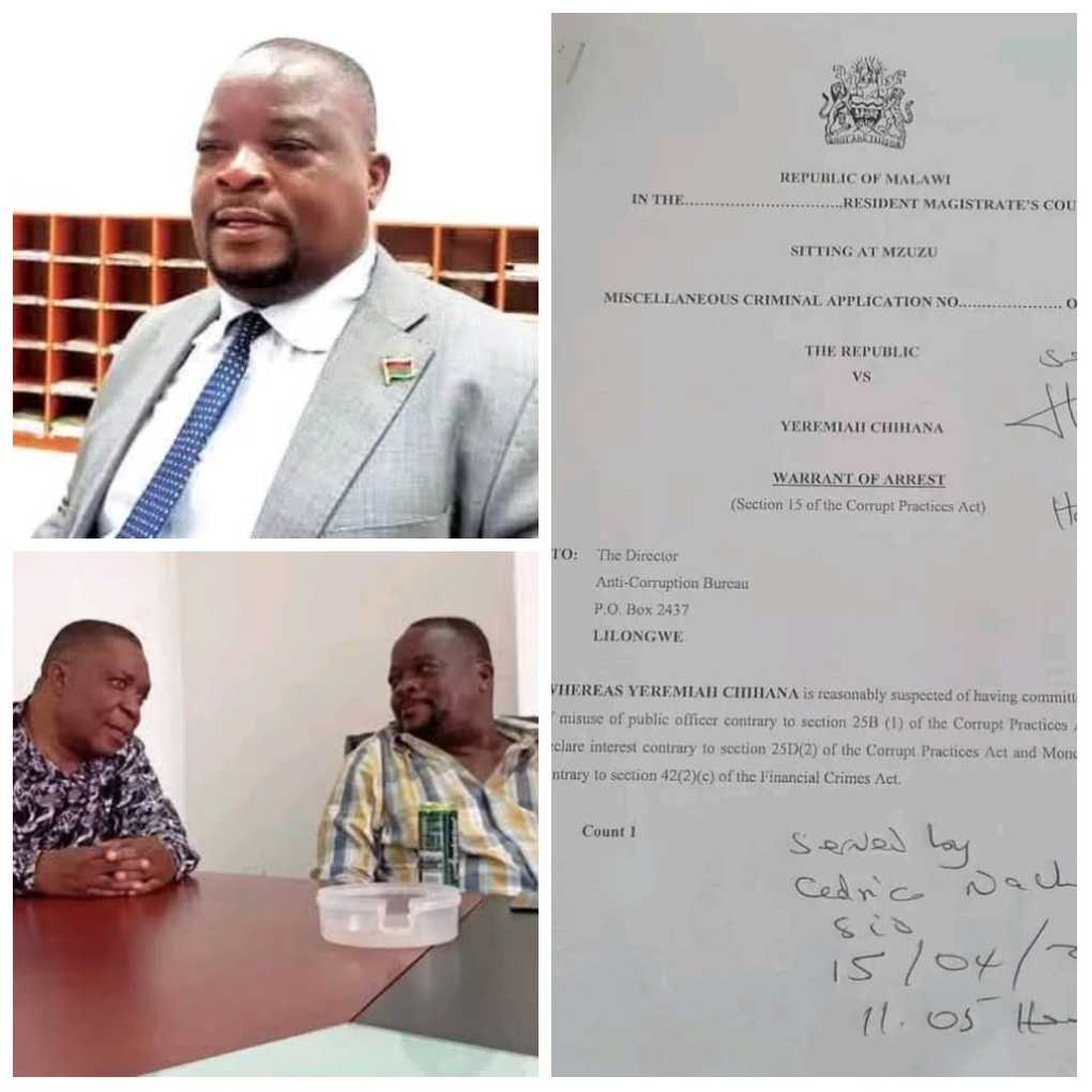 ACB arrests AFORD’s Mzimba North legislator Yeremiah Chihana for office abuses, fraud, money laundering
