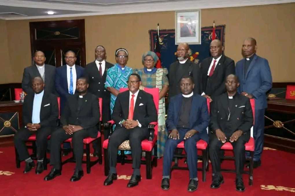 chakwera and church leaders