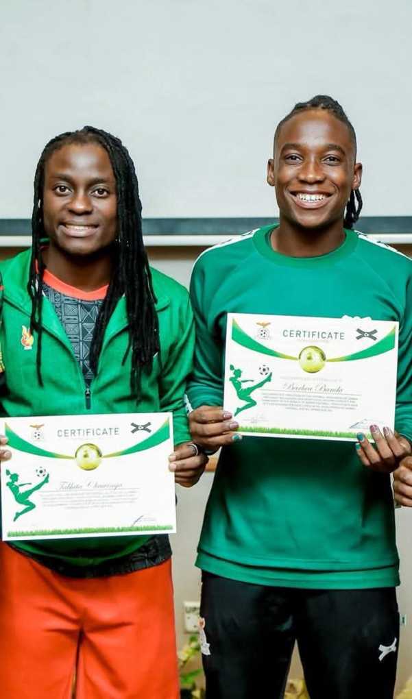 Copper Queens Captain Barbara salutes Tabitha for winning RASA accolade