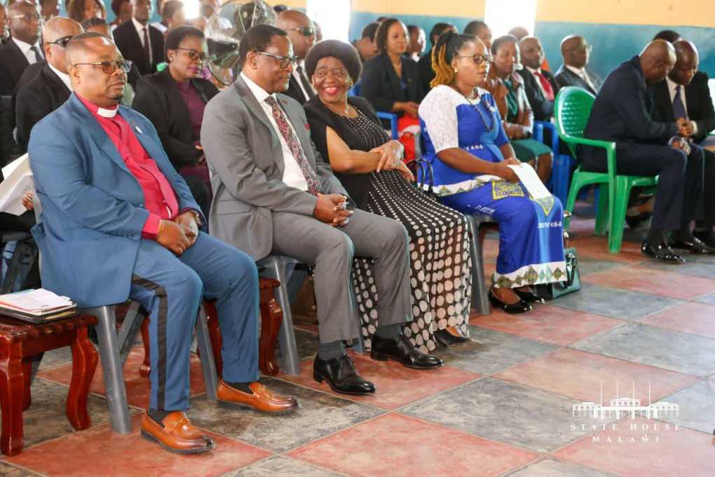 Chakwera in prayer House at Monkey Bay’ Assemblies of God Congregation