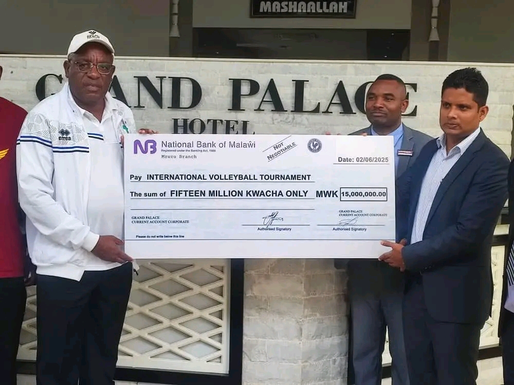 Grand Palace Hotel supports Mzuzu international volleyball tournament with K15 million sponsorship