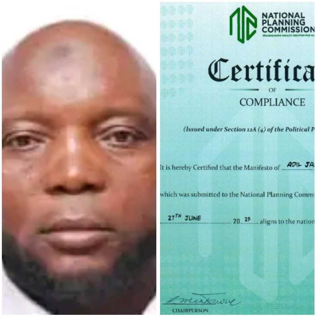 NPC certifies Adil James Chilungo’s manifesto, aligns with national development agenda