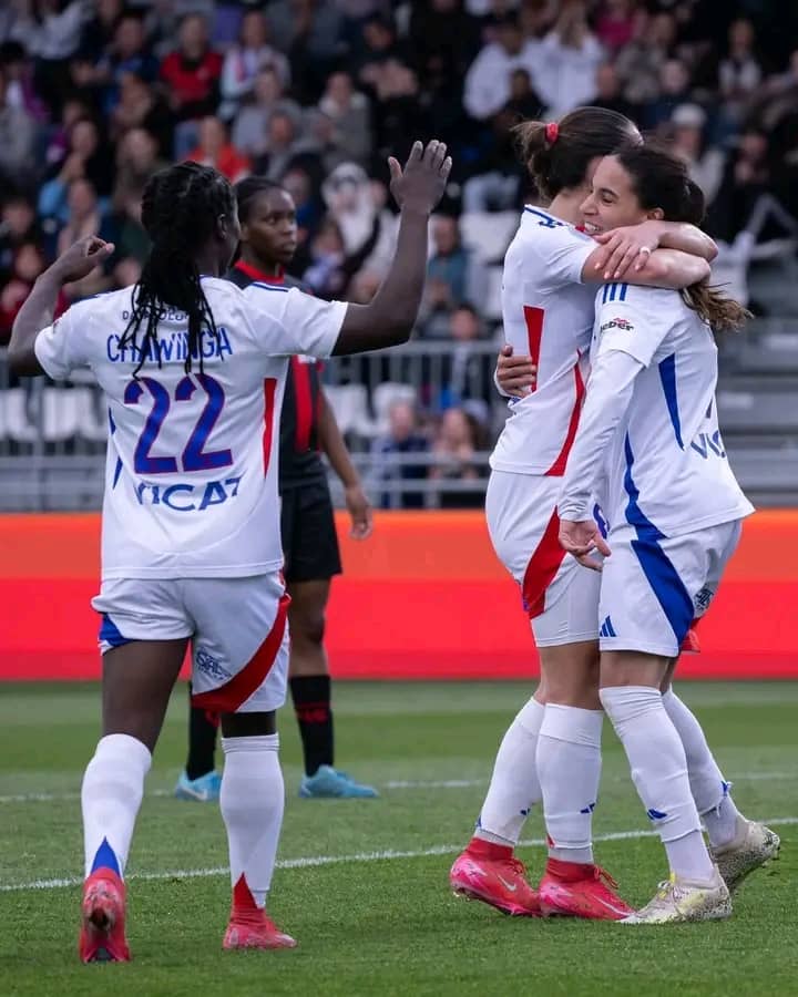 Chawinga shines with brace as Lyonnais cruise past Sarvette