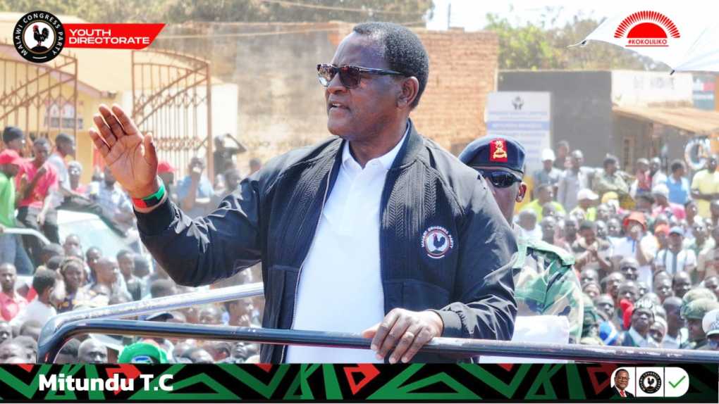 Chakwera pledges road, infrastructure development in Bunda Constituency