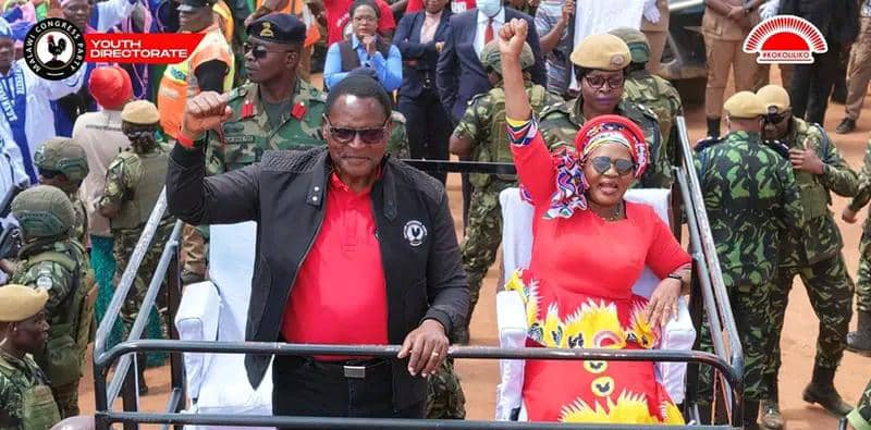Chakwera hits the ground running with whistle stops across Lilongwe City