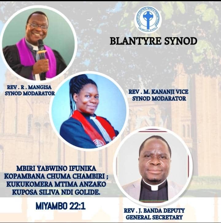 Blantyre CCAP Synod ushers in new leadership
