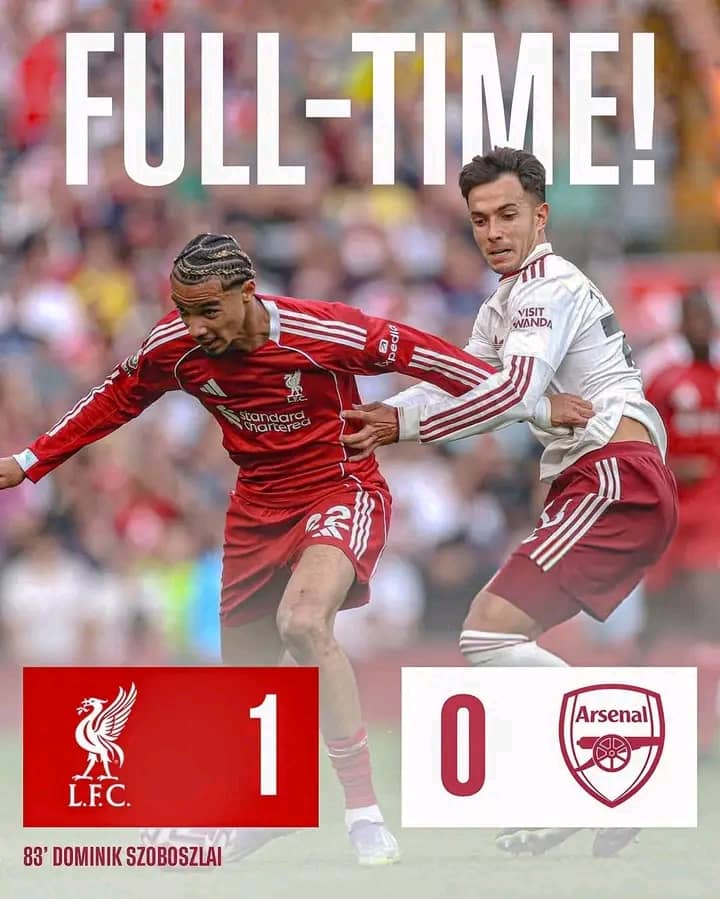 Arsenal suffer humiliation defeat to Liverpool