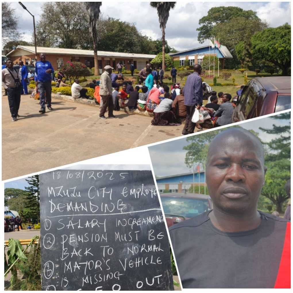 Mzuzu City Council workers strike on poor conditions of service