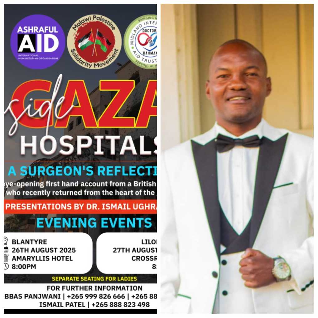 Malawi to hear “Heart-wrenching stories from Gaza’s frontline hospitals”