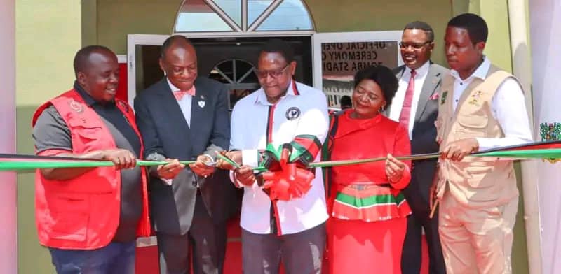 Chakwera inaugurates 20,000-capacity Zomba Stadium