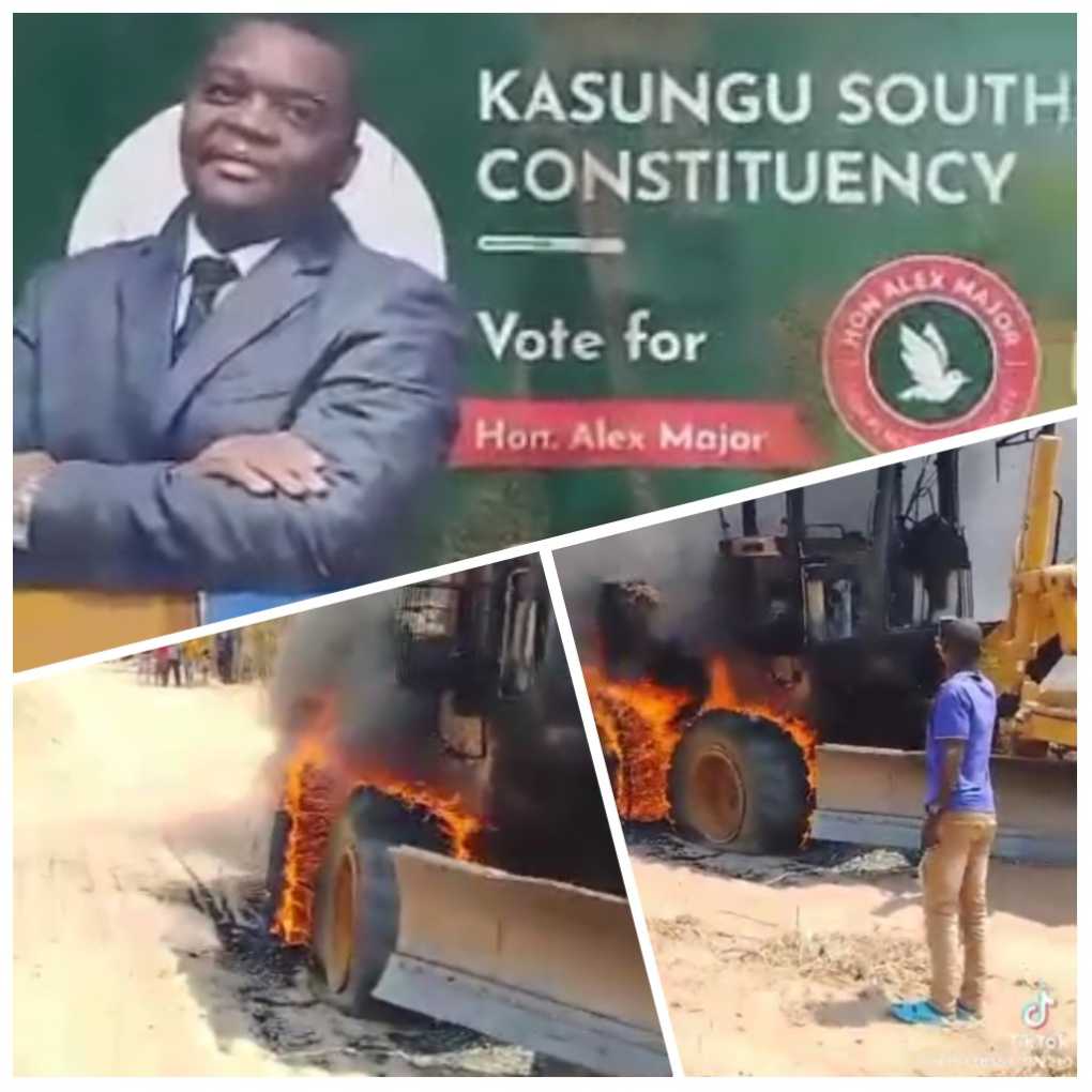 Former MCP Kasungu South-West legislator Alex Major awaits police report on grader fire