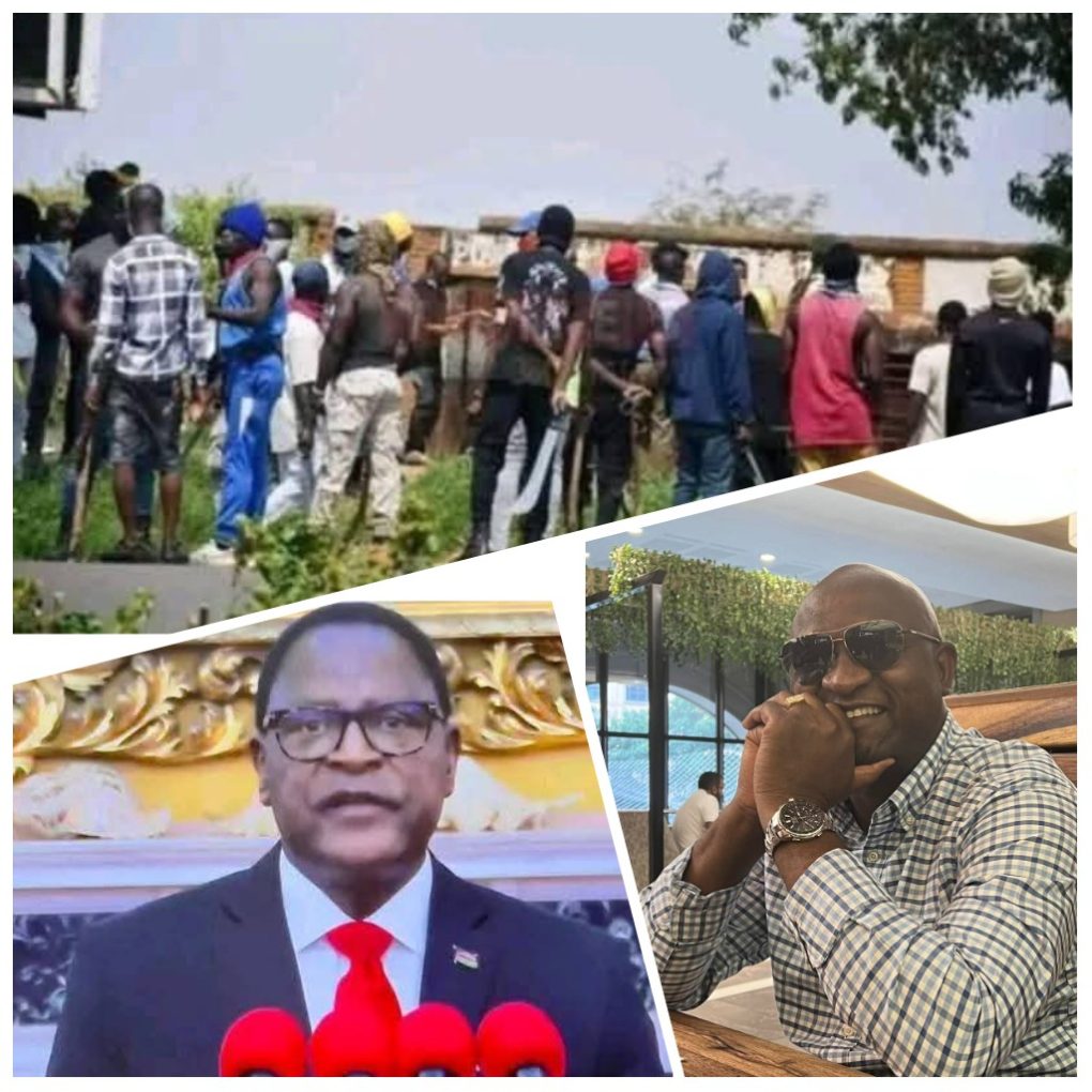 Chakwera’s Kamuzu Palace farewell meeting ends in chaos, exchanging blows