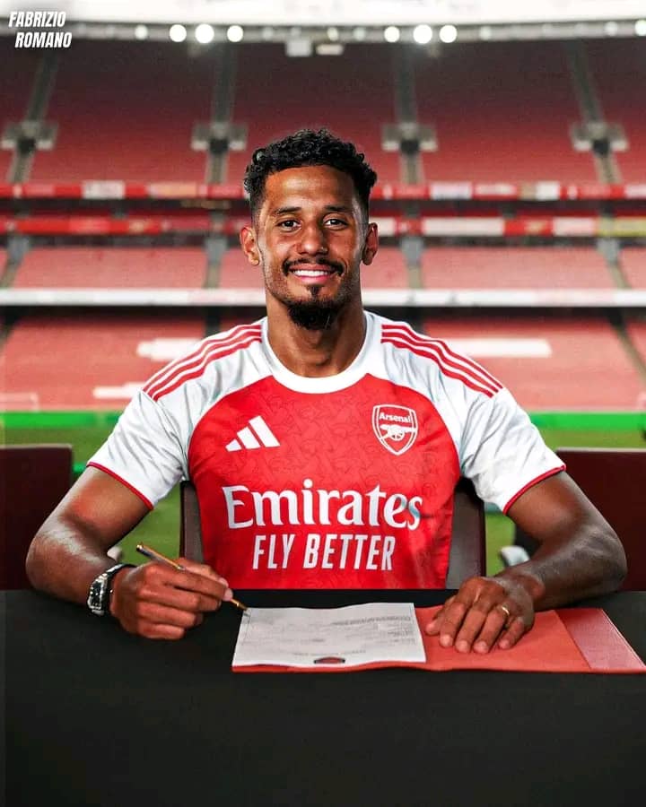 Saliba commits future to Arsenal with new deal