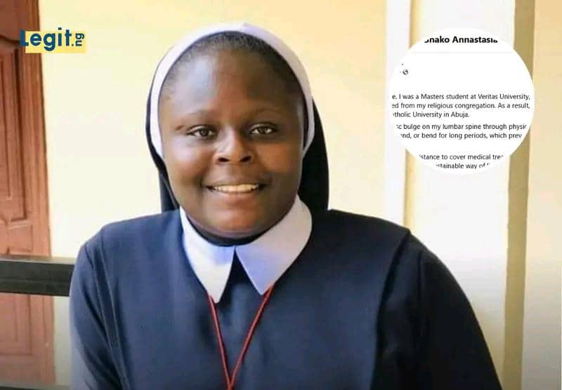 Nigerian reverend sister Kinse Shako Annastasia in mental health struggle after dismissal from Catholic congregation, University