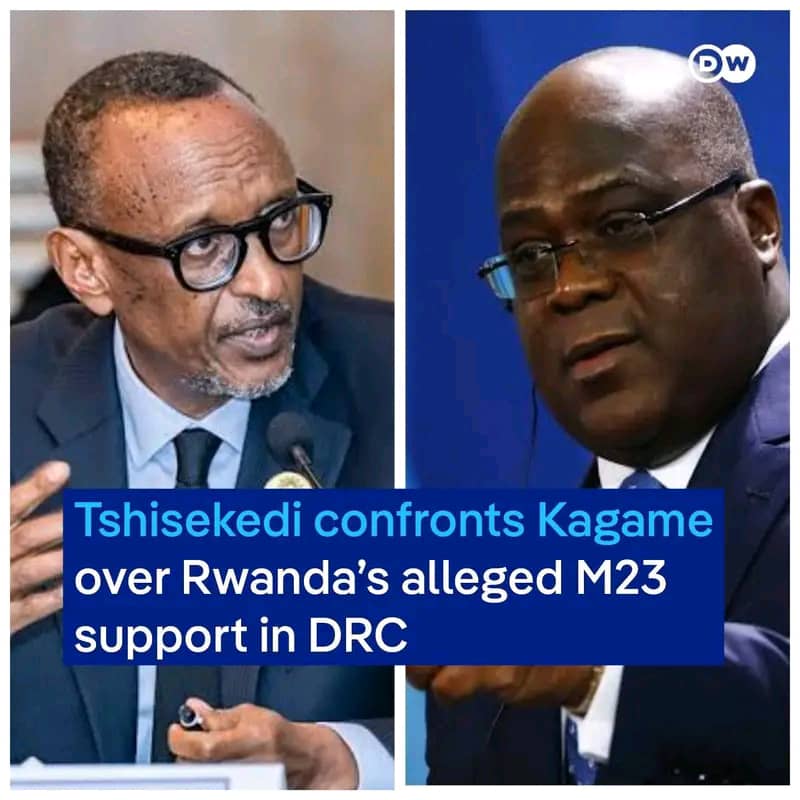 DRC President Tshisekedi urges Kagame to halt support for M23 rebels